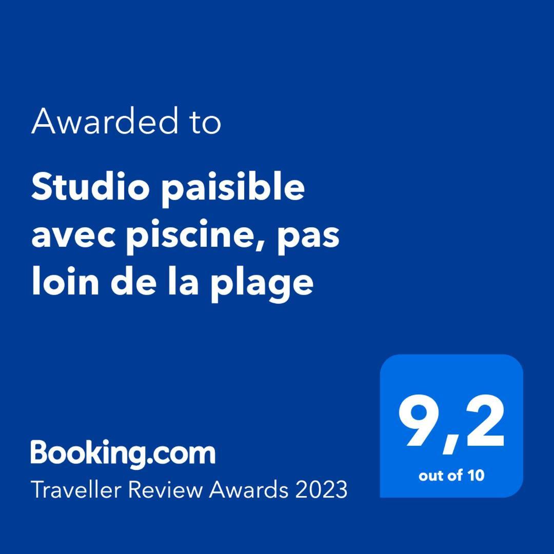 Studio Paisible Avec Piscine, Pas Loin De La Plage La Trinité Exteriér fotografie